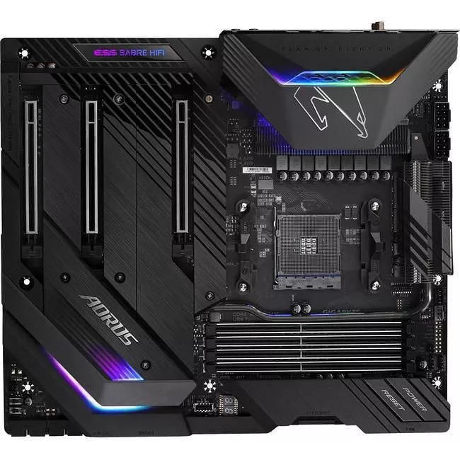 GIGABYTE X570 AORUS XTREME Desktop Motherboard - 1x Socket AM4 - AMD X570 - 4x DDR4 - RAID - 3x M.2 - 3x PCIe x16 - Wi-Fi - 2x RJ-45 - EATX