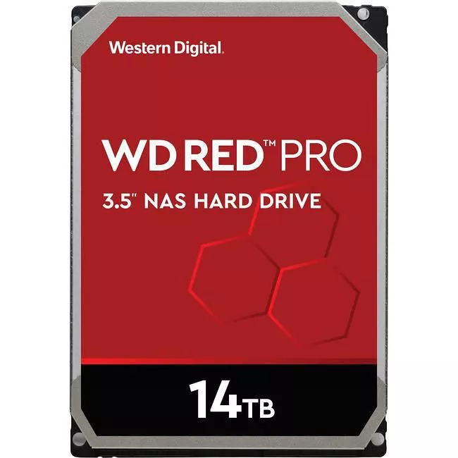 WD WD141KFGX Red Pro Hard Drive - 14 TB - 512 MB - 3.5 - SATA - 7200
