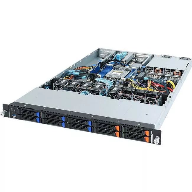 GIGABYTE R162-Z11 Barebone - 1U Rackmount - 1x AMD Socket SP3 - 3x GPU