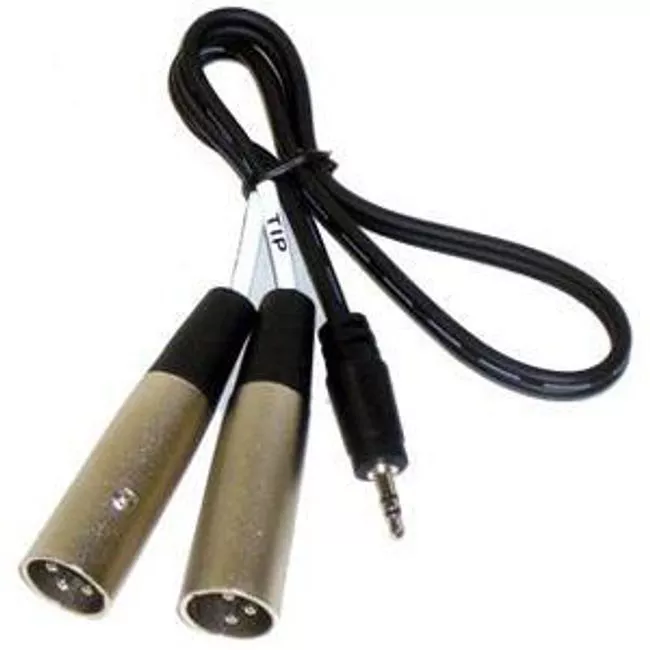 Azden MX-2 3.5mm-to-Dual-XLR Output Cable