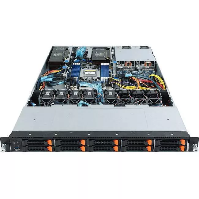 GIGABYTE R162-Z10 Barebone - 1U Rackmount - 1x AMD Socket SP3 - 3x GPU