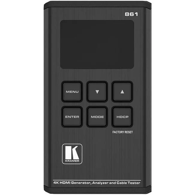 Kramer 60-00013090 Handheld, battery operated 4K video generator / analyzer