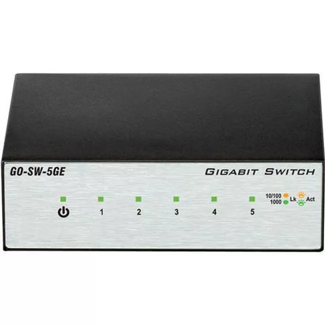 D-Link GO-SW-5GE 5-Port Gigabit Unmanaged Metal Desktop Switch