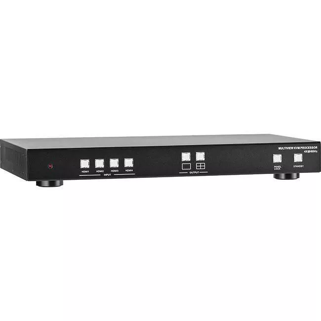 KanexPro SW-HDSC4X1KVM 4K Quad Multiview 4x1 KVM Switch