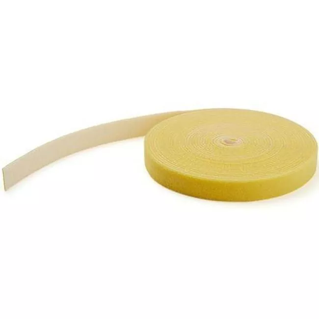 StarTech HKLP50YW 50ft Hook and Loop Roll - Yellow - Cable Management