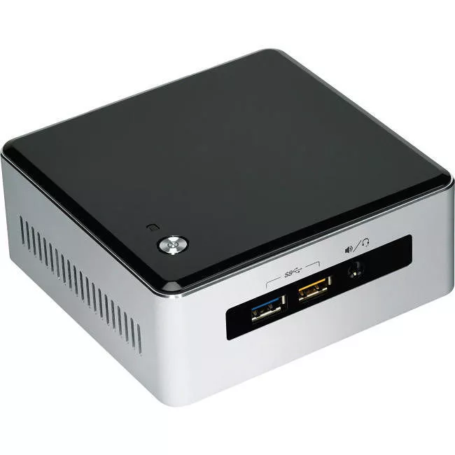 Intel BOXNUC5I7RYH NUC5I7RYH Desktop Computer - Core i7 i7-5557U - Mini PC - Silver, Black