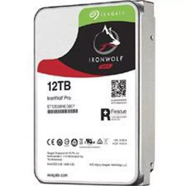 Seagate ST12000NE0008 IronWolf Pro Hard Drive - 12 TB - 256 MB - 3.5 - SATA - 7200