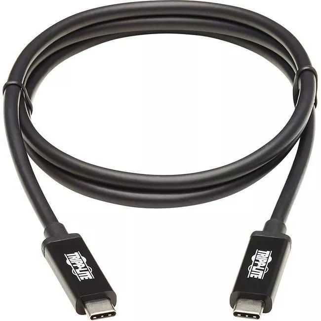 Tripp Lite MTB3-01M-5A-AB Thunderbolt 3 Cable 40 Gbps Active 5A 100W PD 4K USB C M/M 1M