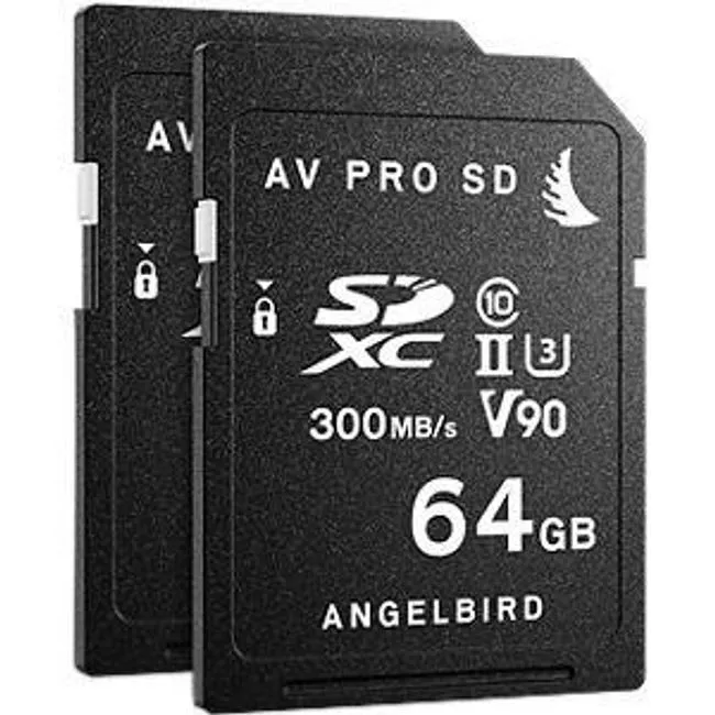 Angelbird MP-GH5-064SDX2 Panasonic GH5/GH5S - 64GB (2-Pack) - SD Cards