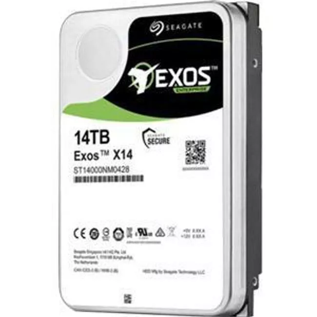 Seagate ST14000NM0048 Exos Hard Drive - 14 TB - 256 MB - 3.5 - SAS - 7200
