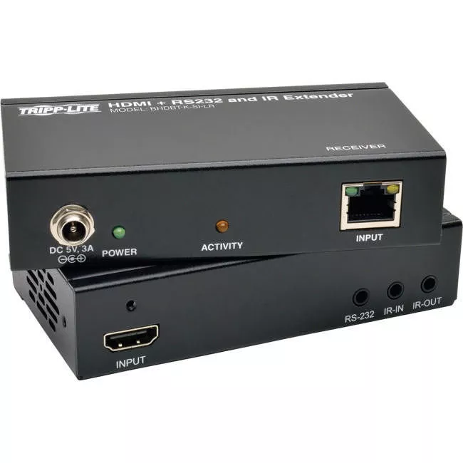 Tripp Lite BHDBT-K-SI-LR HDBaseT HDMI Over Cat5e Cat6 Cat6a Extender Kit with Serial / IR Control