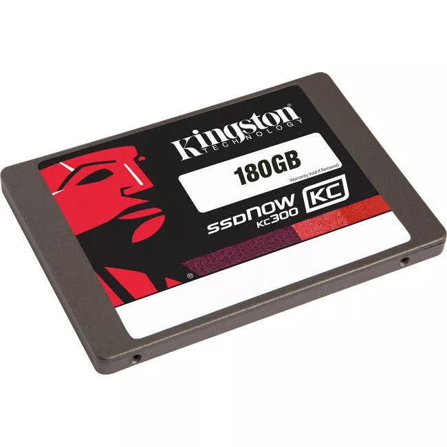 Kingston KW-S34180-4W1 SSDNow KC300 180 GB Solid State Drive - SATA/600 - 2.5" Drive - Internal