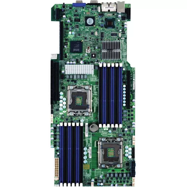 Supermicro MBD-X8DTG-DF-O Server Motherboard - 2x Socket B LGA-1366 - Intel 5520 - 12x DDR3 - RAID - 1x PCIe x16 - 3x RJ-45 - Proprietary Form Factor