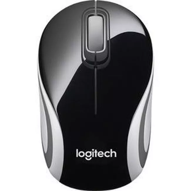 Logitech 910-005360 Blue - Optical - Wireless - Mini mouse - M187 - 3 buttons - USB receiver
