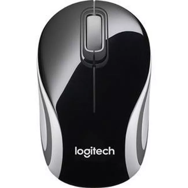 Logitech 910-005360 M187 - Wireless - Mini Mouse - optical - 3 buttons - USB receiver - blue
