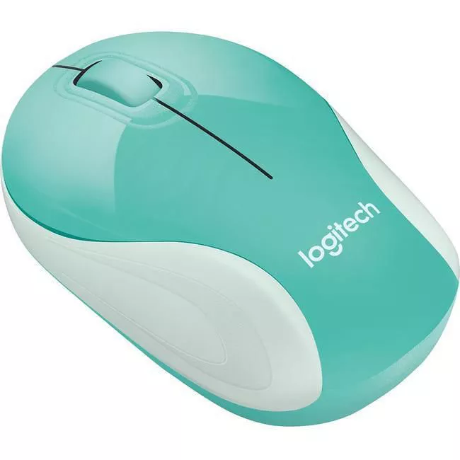 Logitech 910-005363 Teal - Optical - Wireless - Mini mouse - M187 - 3 buttons - USB receiver