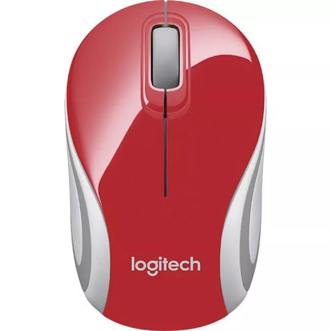 Logitech 910-005364 M187 - Wireless - Mini Mouse - optical - 3 buttons - USB receiver - Blossom