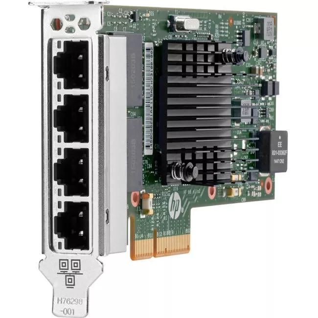 HP 811546-B21 Ethernet Adapter - 1 GbE - 4 Port - HP 366T I350 - PCIe 2.1 x4