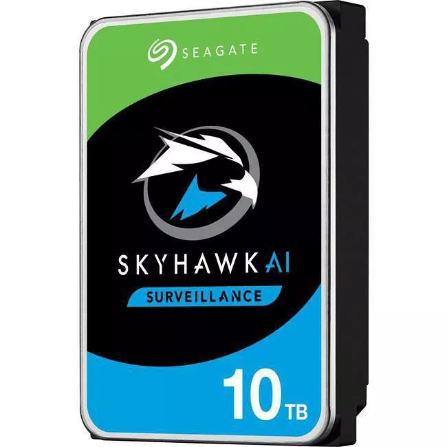 Seagate ST10000VE0008 SkyHawk AI Hard Drive - 10 TB - 256 MB - 3.5 - SATA