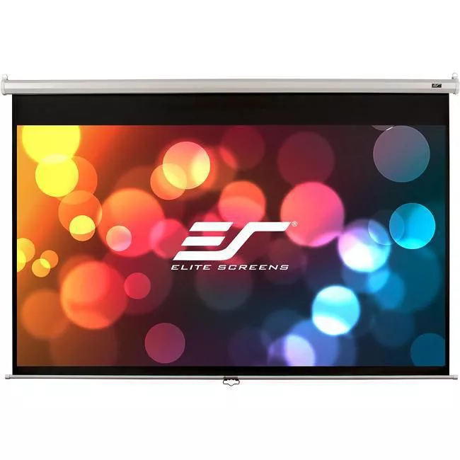 Elite Screens M100NWV1 MANUAL SERIES PROJECTION SCREEN - 100 IN - 4:3 - MATTE WHITE