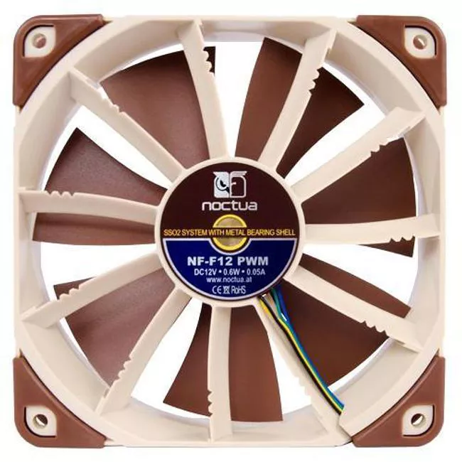 Noctua NF-F12 PWM 120 mm Premium Quiet Cooling Fan - 4-Pin