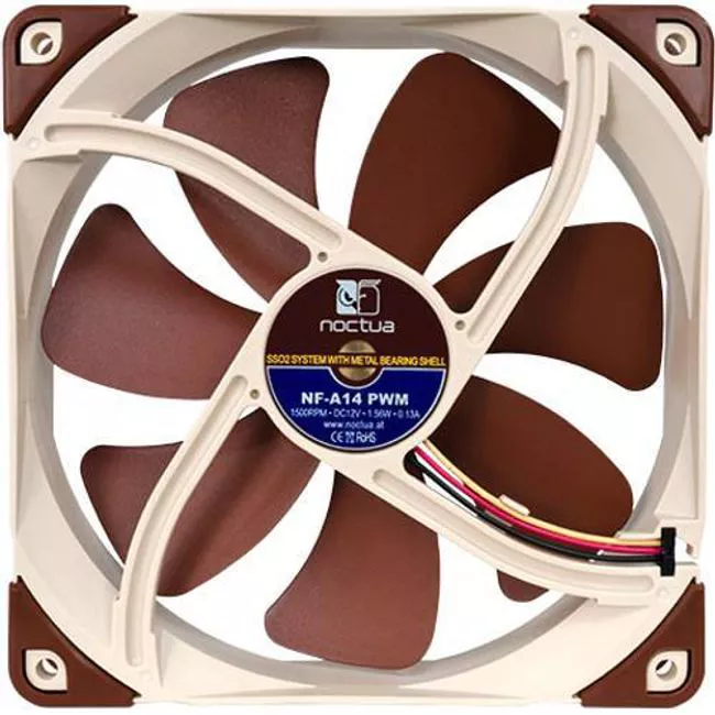 Noctua NF-A14 PWM 140 mm Premium Quiet Cooling Fan - 4-Pin