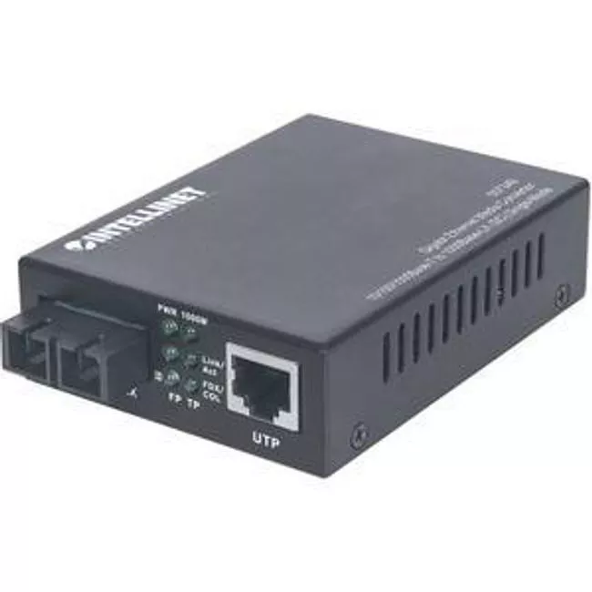 Intellinet 507349 Gigabit Ethernet Single-Mode Media Converter