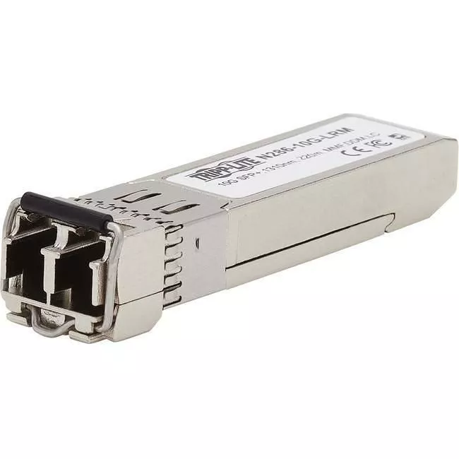Tripp Lite N286-10G-LRM Cisco-Compatible SFP-10G-LRM SFP+ Transceiver - 10GBase-LRM DDM Multimode LC 1310 nm 220 m (721 ft.)