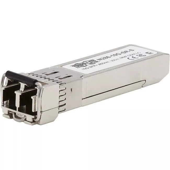 Tripp Lite N286-10G-SR-S Cisco-Compatible SFP-10G-SR-S SFP+ Transceiver - 10GBase-SR, DDM, Multimode LC, 850 nm, 300M (984.25 ft.)