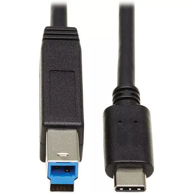 Tripp Lite U422-20N-G2 Eaton Tripp Lite Series USB-C to USB-B Cable (M/M) - USB 3.2, Gen 2 (10 Gbps), Thunderbolt 3 Compatible, 20-in. (50.8 cm)