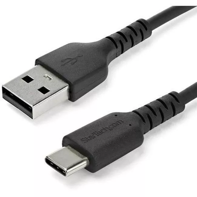 StarTech RUSB2AC2MB 2m USB A to USB C Charging Cable - Durable Fast Charge
