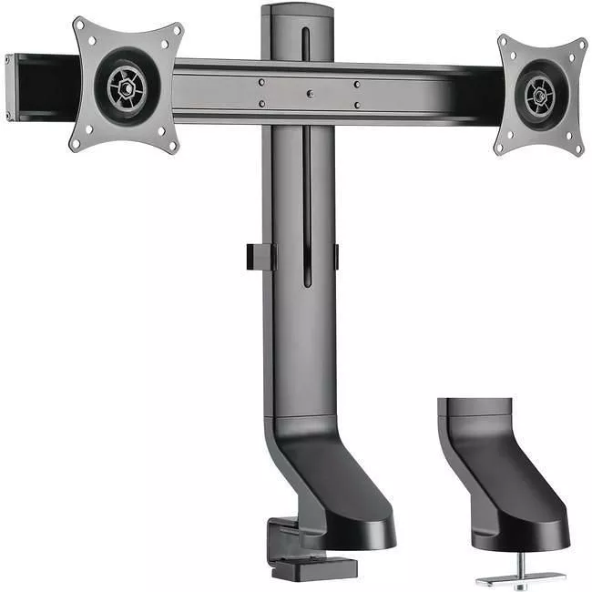 Tripp Lite DDR1727DC Dual-Display Monitor Arm with Desk Clamp and Grommet - Height Adjustable 17" to 27" Monitors