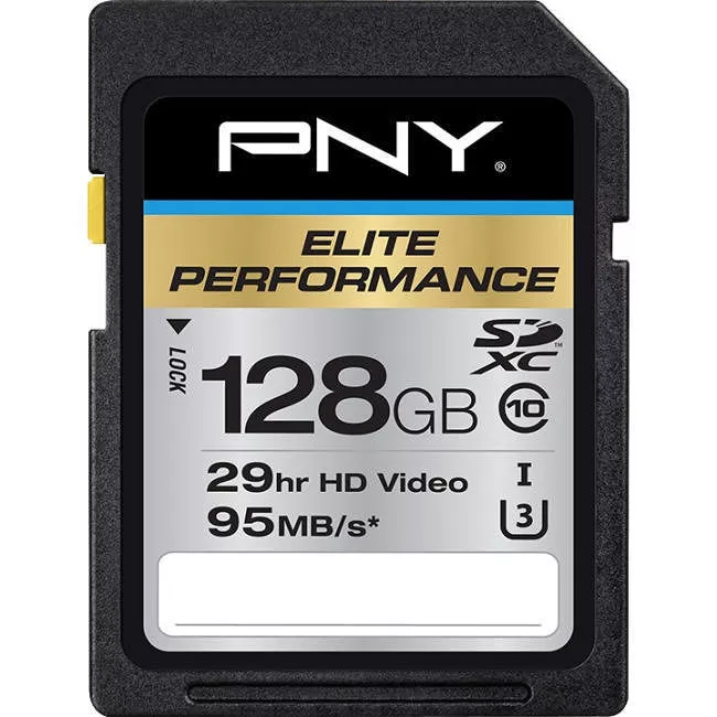 PNY P-SDX128U395-GE Elite Performance 128 GB SDXC