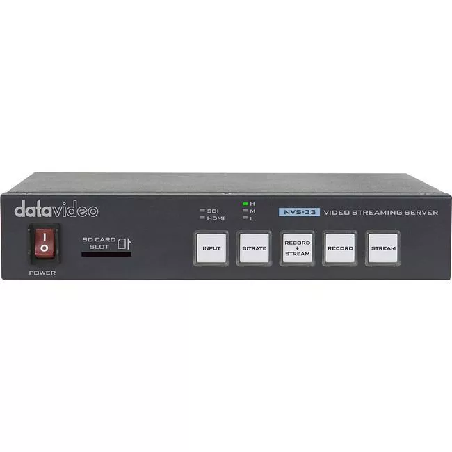 Datavideo NVS-33 H.264 Video Streaming Encoder and Recorder with HD-SDI and HDMI