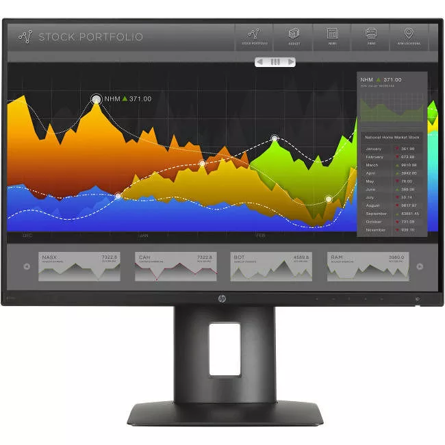 HP K7C00A8#ABA Business Z24nf Full HD LCD Monitor - 16:9 - Black