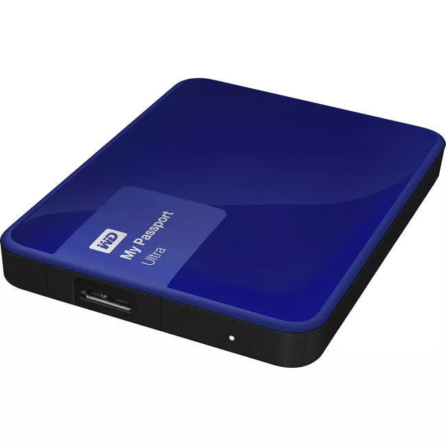 WD WDBBKD0030BBL-NESN My Passport Ultra 3TB USB 3.0 Secure portable drive - Nobile Blue