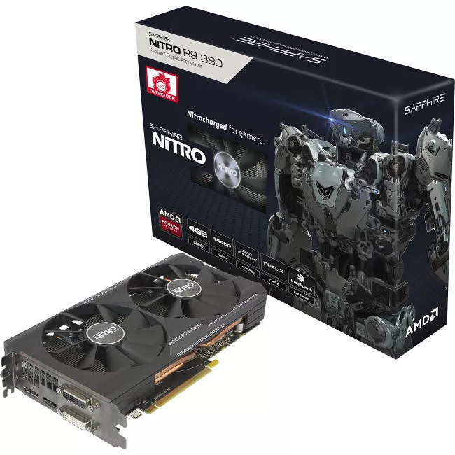 Sapphire 11242-07-20G RADEON NITRO R9 380 DUAL-X 4GB GDDR5
