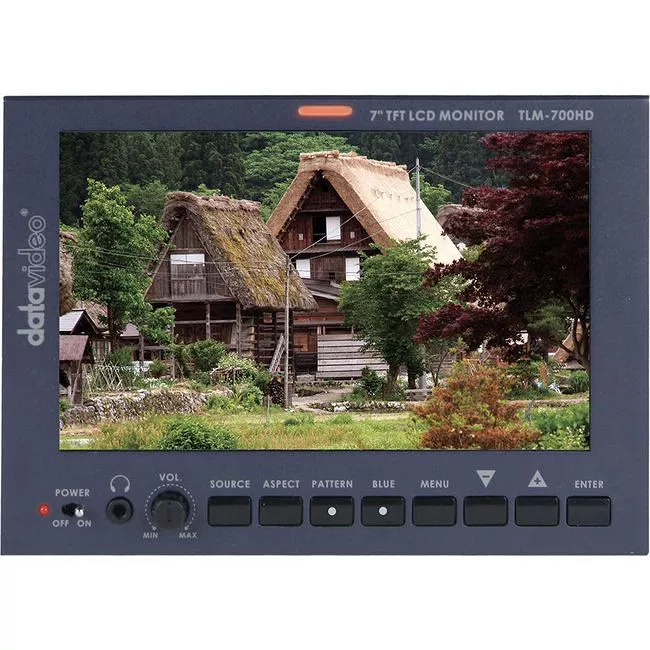 Datavideo TLM-700HD-A TLM-700HD with an Anton Bauer Battery Mount