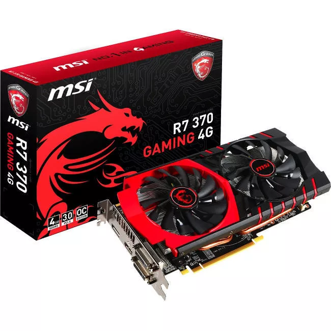 MSI R7 370 GAMING 4G RADEON R7 370 4GB GDDR5 150W GAMING