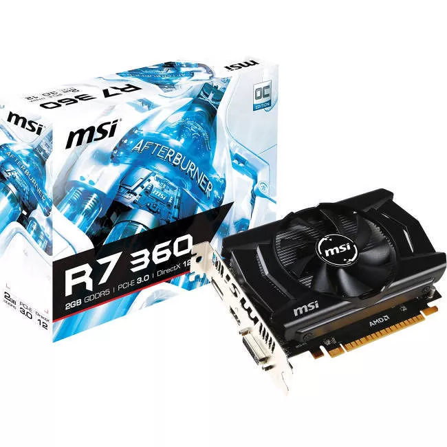 MSI R7 360 2GD5 OC RADEON R7 360 2GB GDDR5 83W