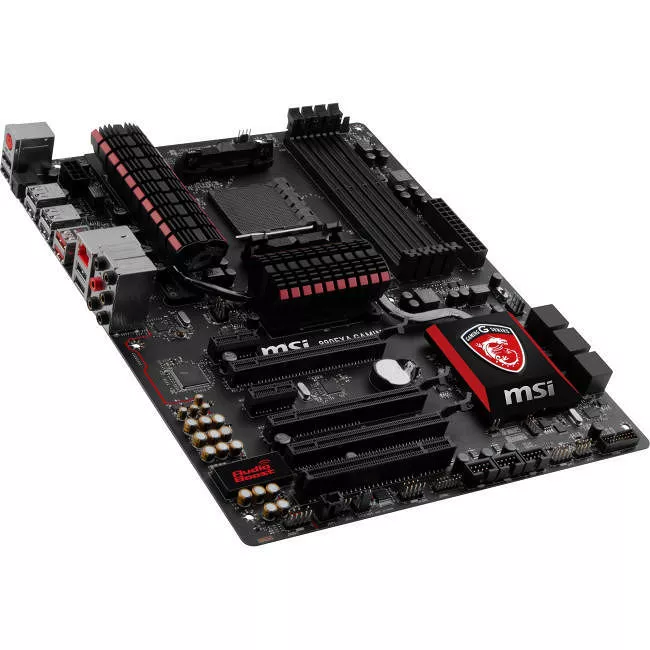 MSI 990FXA GAMING Desktop Motherboard - Socket AM3+ - AMD 990FX - 4x DDR3 - RAID - 3x PCIe x16 - ATX