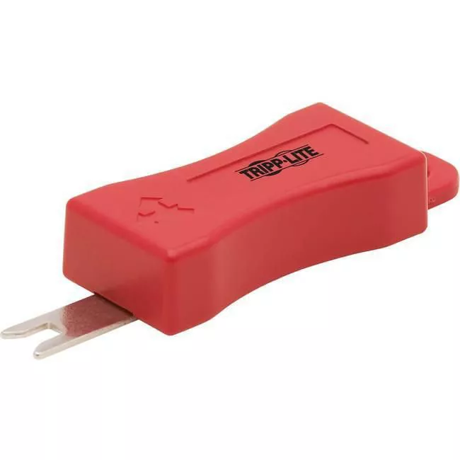 Tripp Lite N2LOCK-KEY-RD Security Key for  RJ45 Plug Locks and Locking Inserts, Red, 2 Pack