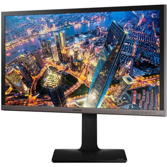 Samsung U28E850R 28" Class 4K UHD LCD Monitor - 16:9 - Black, Titan Silver