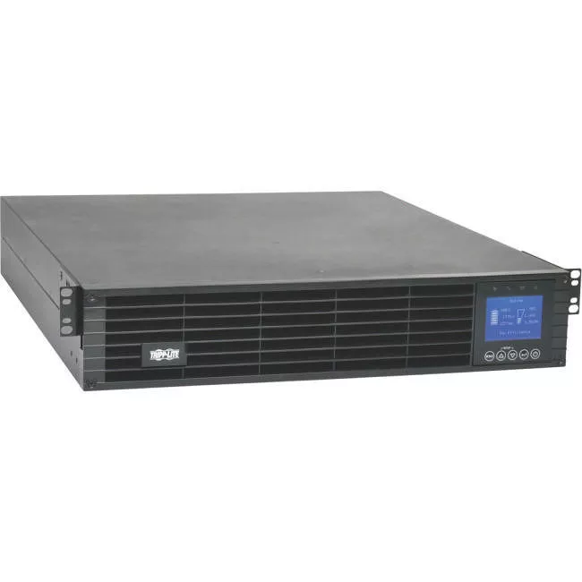 Tripp Lite SUINT3000LCD2U Eaton Tripp Lite Series SmartOnline 3000VA 2700W 208/230V Double-Conversion UPS - 10 Outlets, Extended Run, Network Card Option, LCD, USB, DB9, 2U Rack/Tower Battery Backup