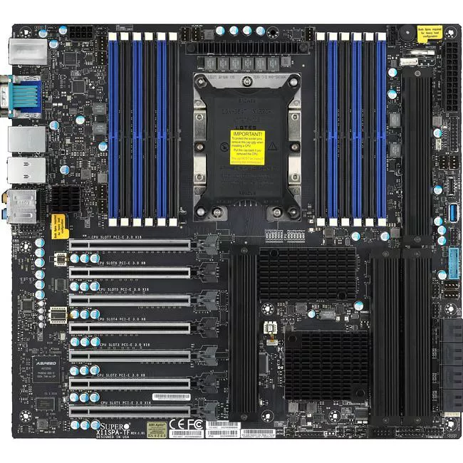 Supermicro X11SPA-TF Workstation Motherboard- Intel C621-LGA 3647