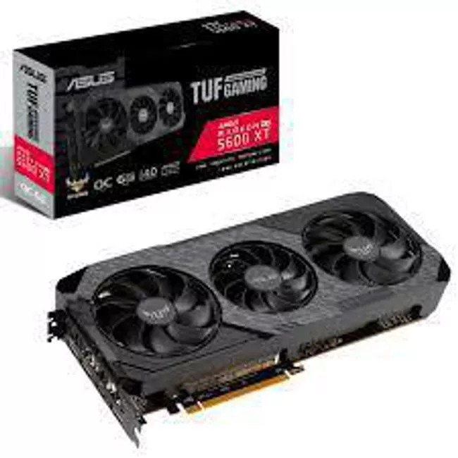 ASUS TUF 3-RX5600XT-O6G-EVO-GAMING TUF Gaming X3 Radeon RX 5600 XT EVO 6GB GDDR6 Graphics Card
