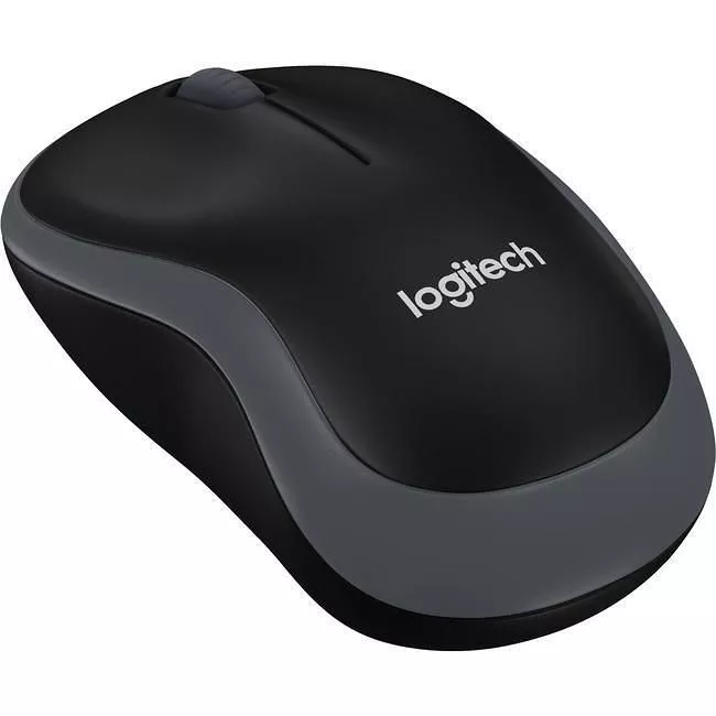 Logitech 910-003888 M185 Ambidextrous - RF - Wireless - Optical - Mouse - Gray