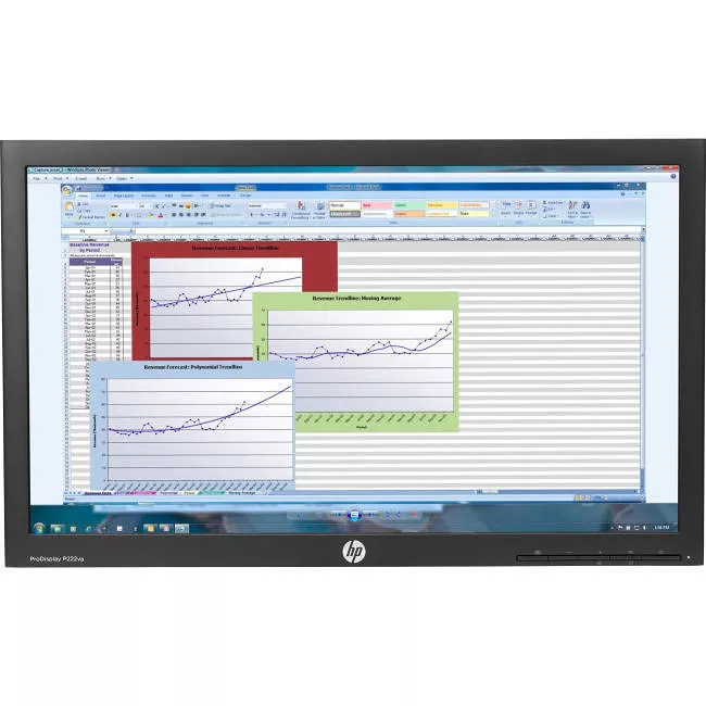 HP L5U12A8#ABA Business P222va Full HD LCD Monitor - 16:9 - Black