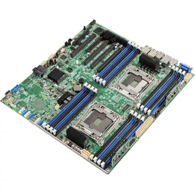 Intel DBS2600CWTSR Server Motherboard - 2x Socket LGA 2011-v3 - Intel C612 - 16x DDR4 - RAID - 3x PCIe x16 - SSI EEB