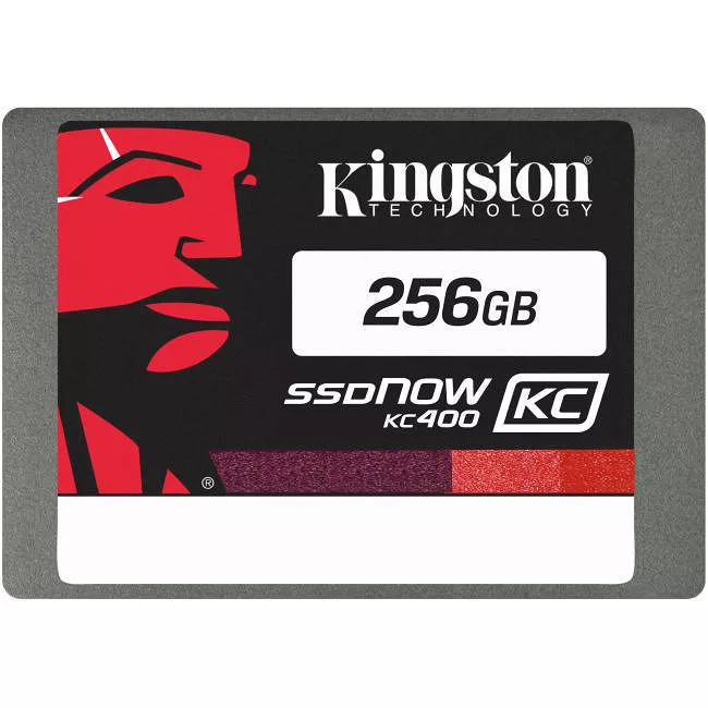 Kingston SKC400S3B7A/256G SSDNow KC400 256 GB Solid State Drive - SATA/600 - 2.5" Drive - Intern